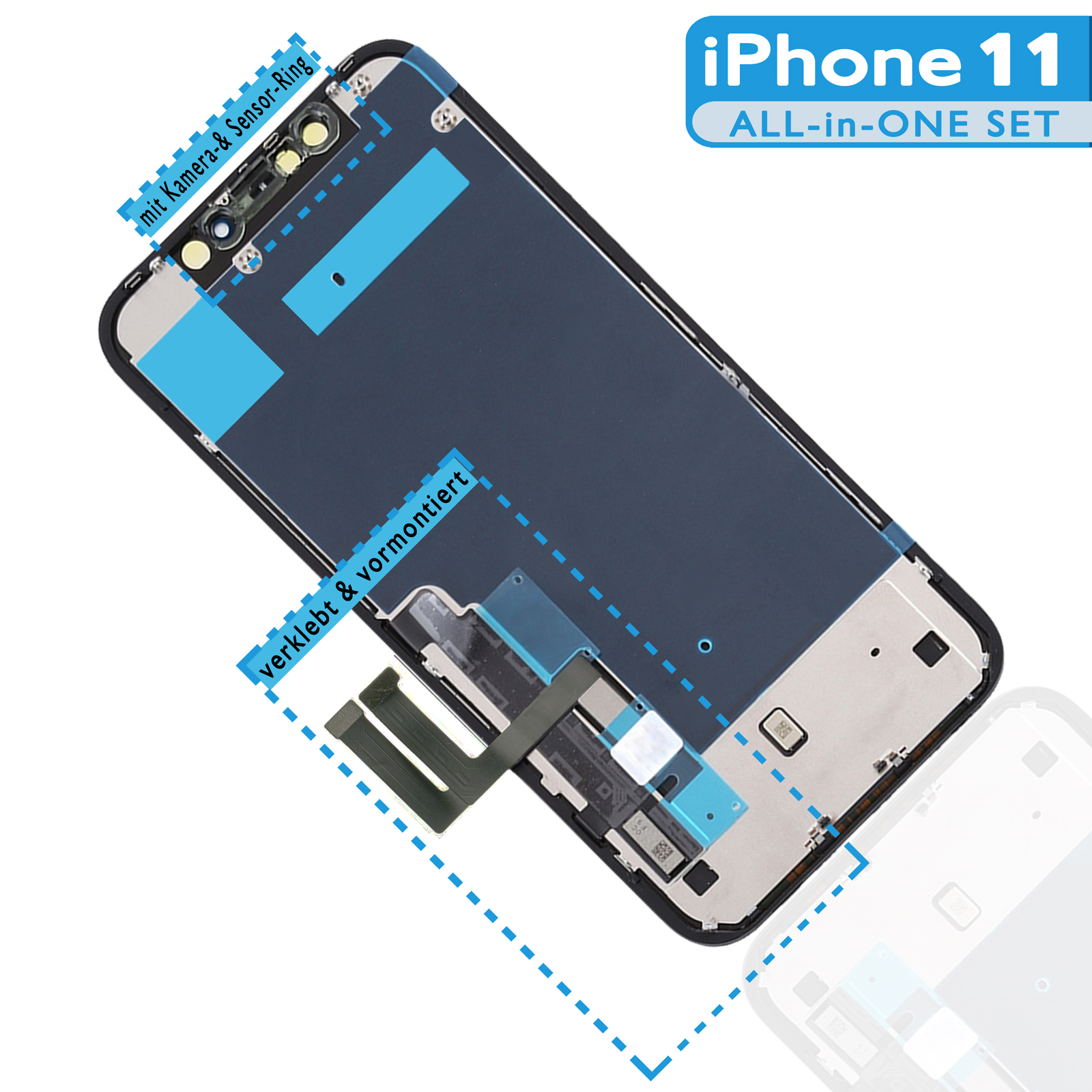 Display für iPhone 11 in BASIC-Qualität