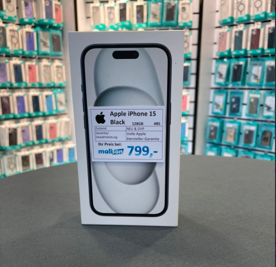 Apple iPhone 15 | Black | 128GB | NEU, versiegelt