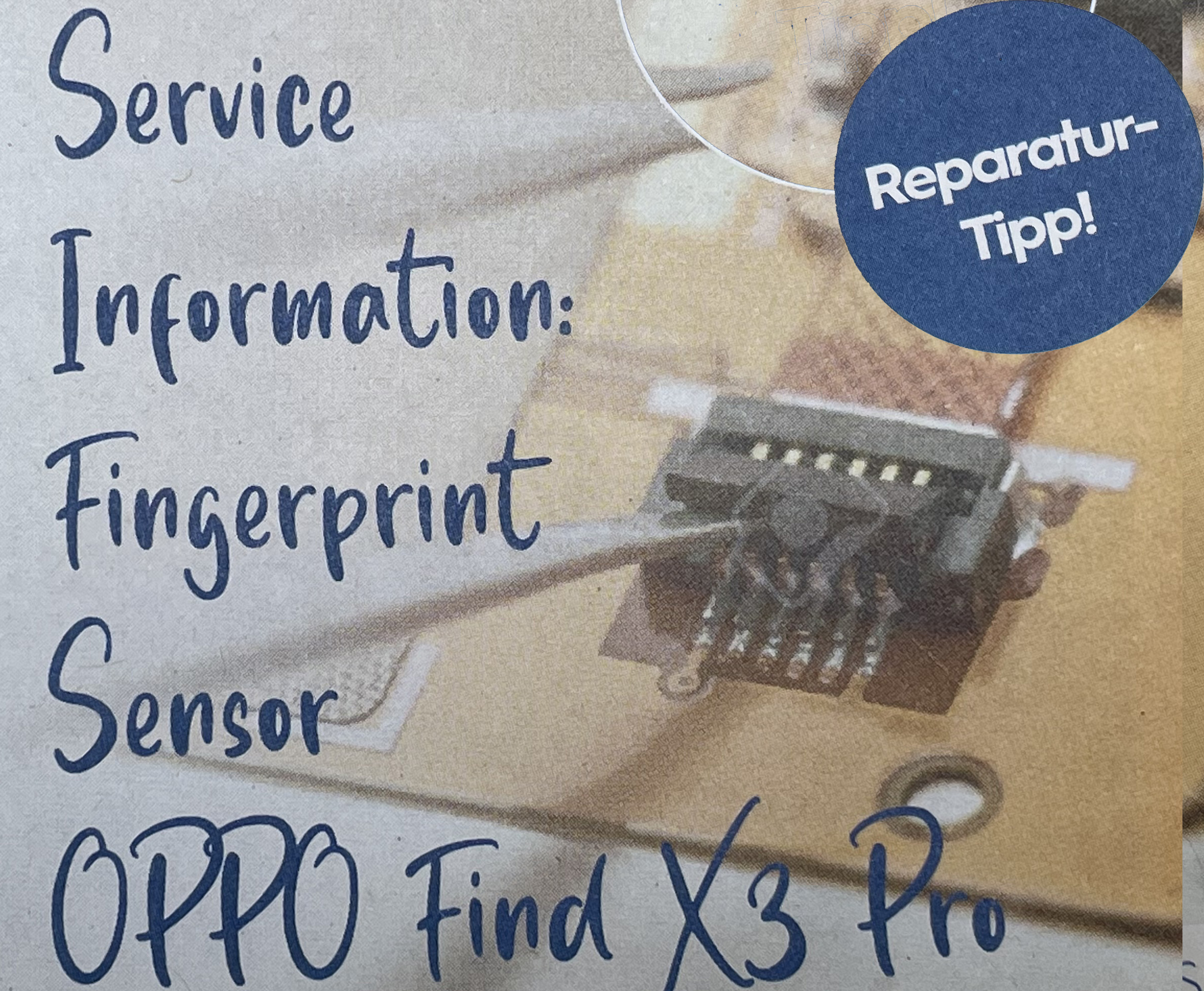 Fingerprintsensor-nach-Displaytausch-OPPO Find X3 Pro