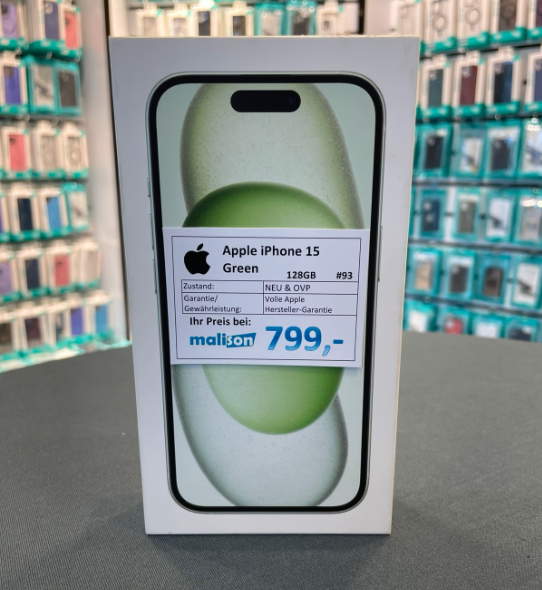 Apple iPhone 15 | Green | 128GB | NEU, versiegelt