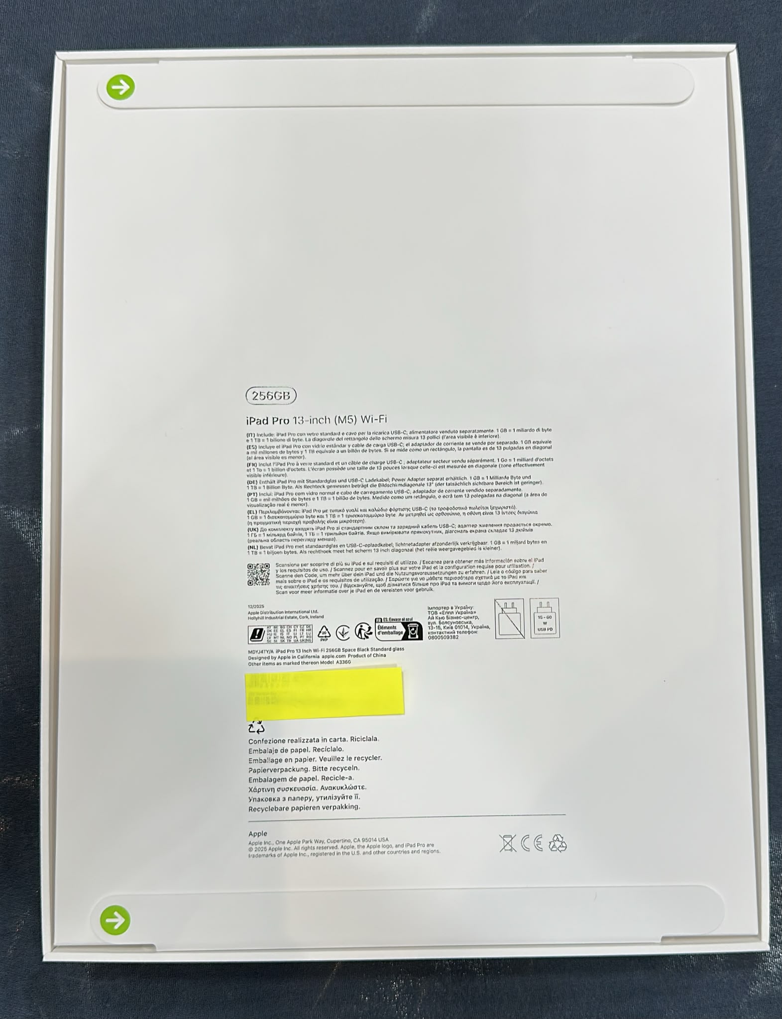 Apple iPad Pro 13" 2025 | M5 | 256GB | WiFi | NEU, versiegelt
