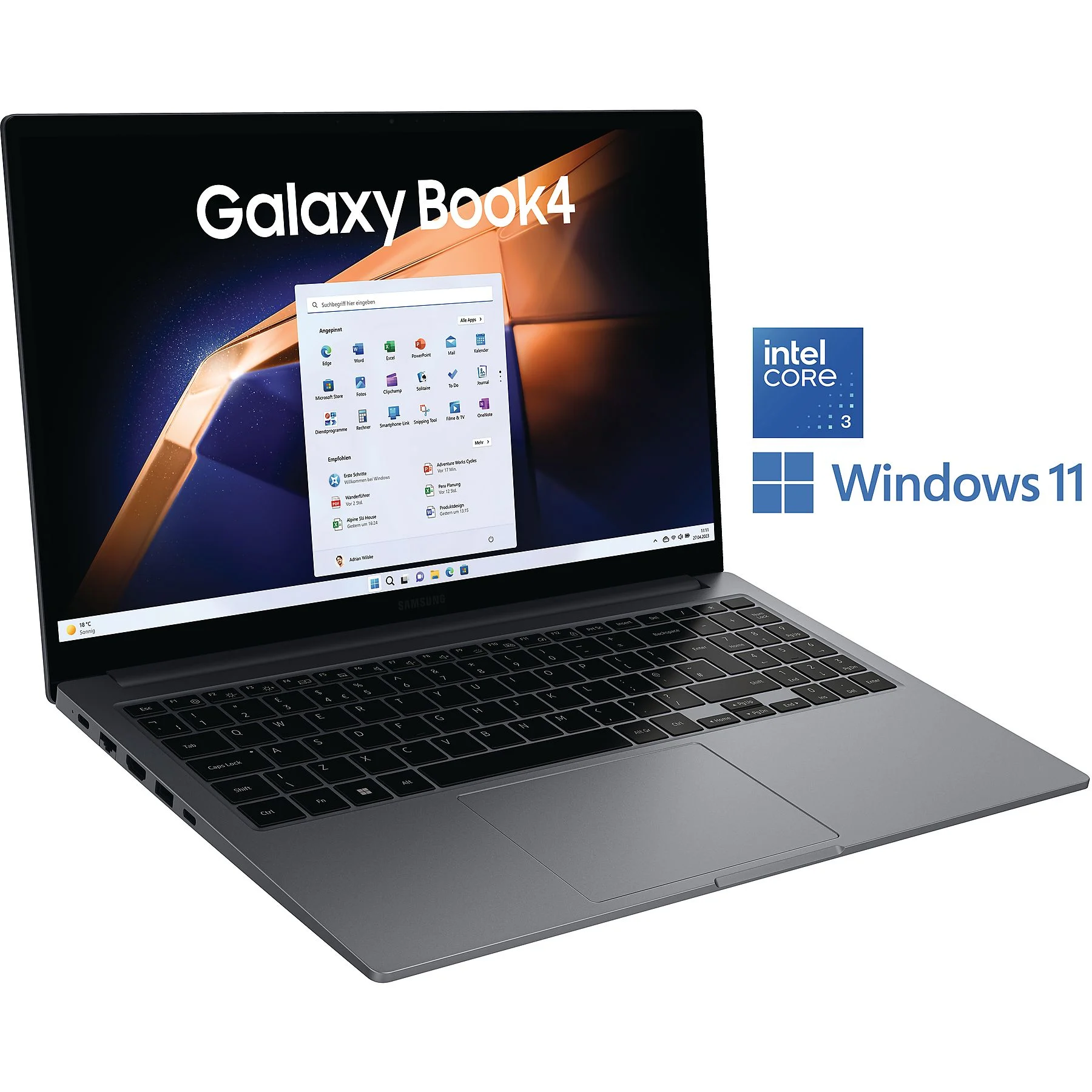 Samsung Galaxy Galaxy Book 4 Laptop 15.6" | Intel Core 3 | 8GB | 256GB SSD | NEU/5days | Garantie