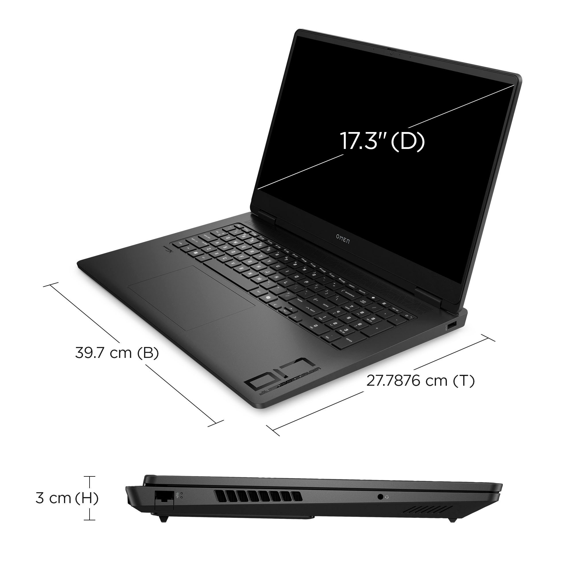 HP Omen Gaming Laptop 17.3" | Ryzen AI 7 | 32GB | 1TB | GTX 5060 | 17.3" 144Hz Display | NEU/3days | Garantie