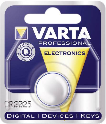 VARTA BATTERIE CR2025 LITHIUM KNOPFZELLE IM BLISTER VERPACKT