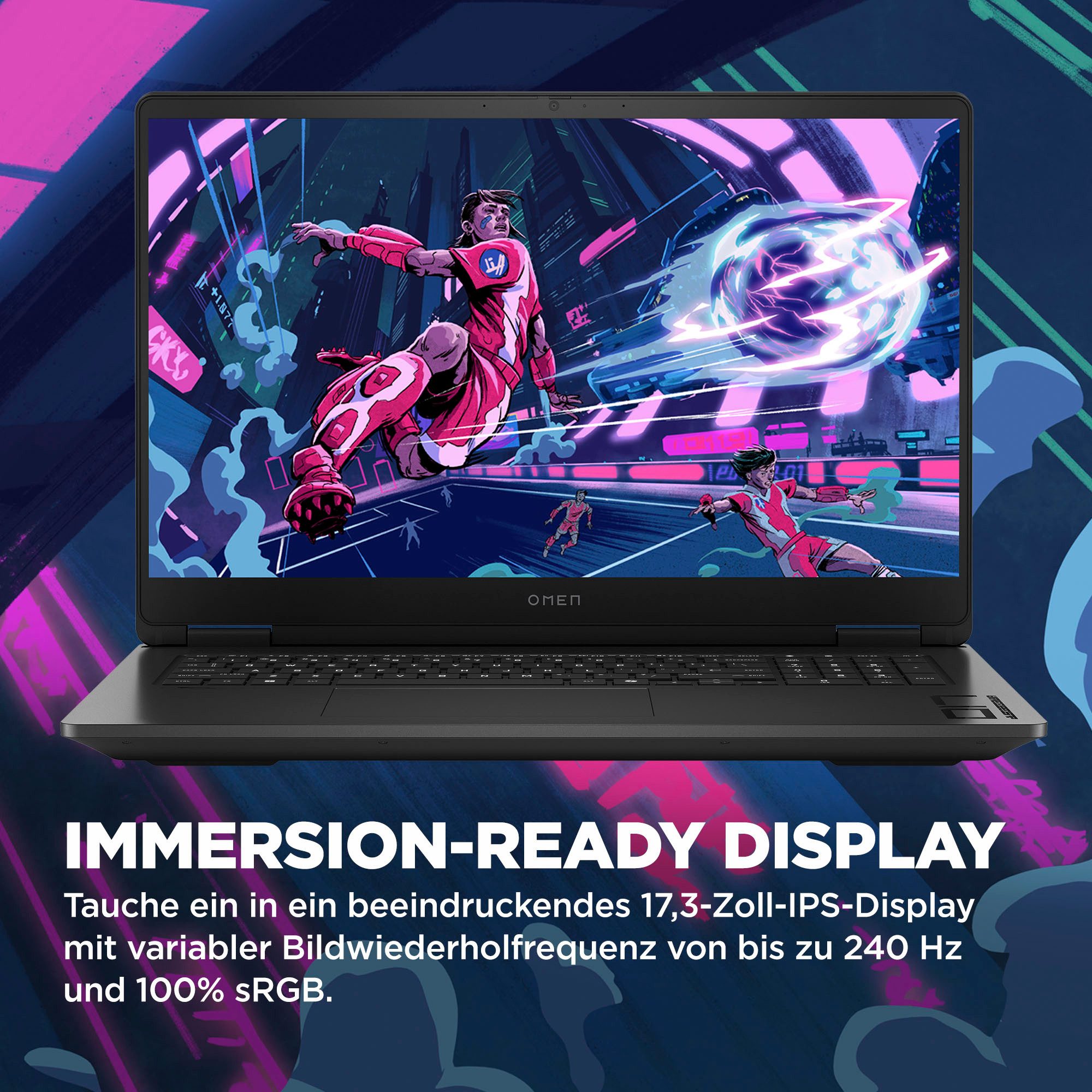 HP Omen Gaming Laptop 17.3" | Ryzen AI 7 | 32GB | 1TB | GTX 5060 | 17.3" 144Hz Display | NEU/3days | Garantie